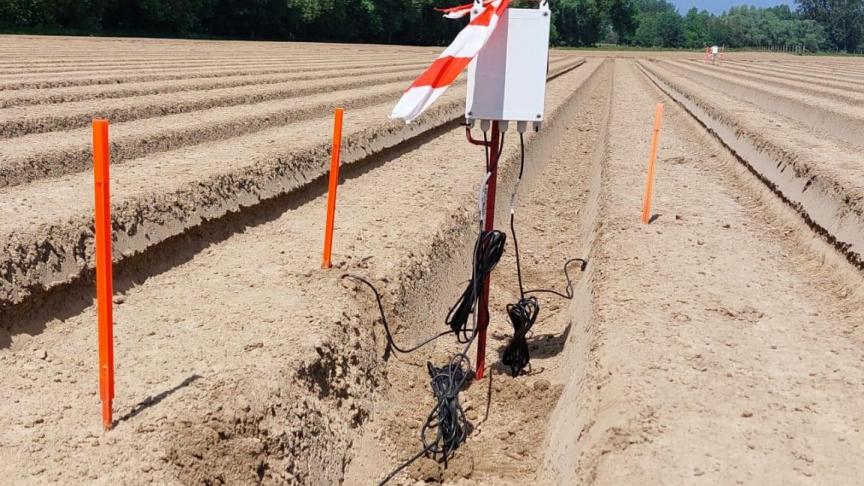 Een bodemvochtsensor kan een meerwaarde zijn voor een efficiënte irrigatie.
