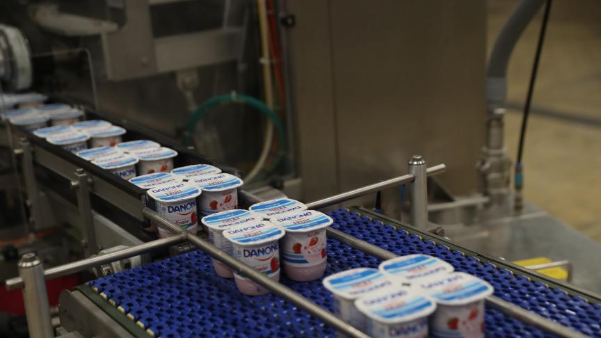 De Danone-fabriek in Rotselaar. In ons land heb je ook nog een site van Danone in Wevelgem.
