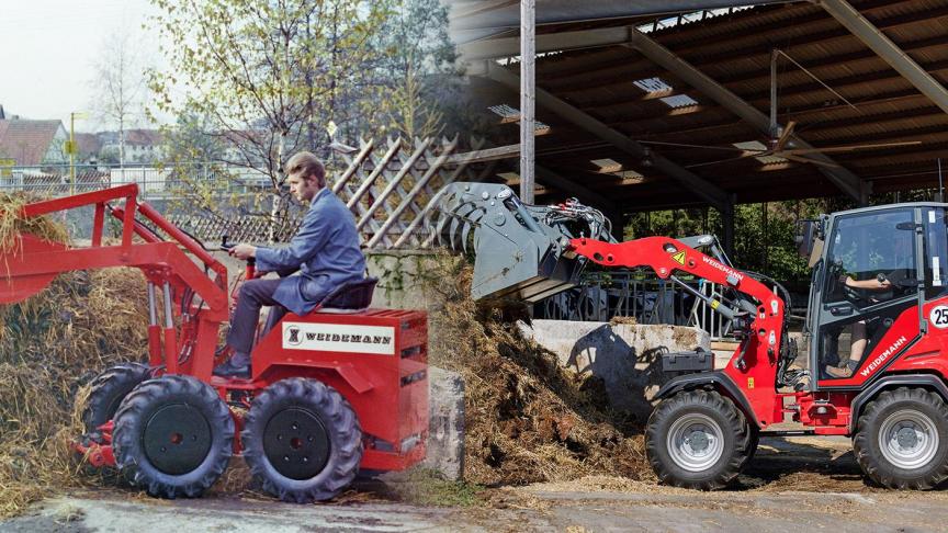 Toen en nu: de Hoftrac’s van Weidemann maakten een enorme evolutie door.