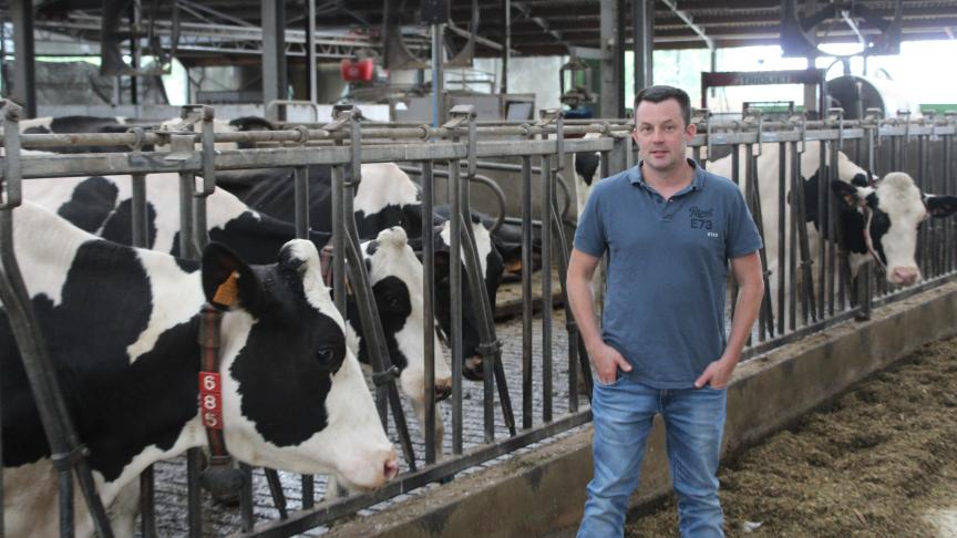 Het is niet voor het eerst dat Andy Van Rossem meedoet met de Dag van de Landbouw. Dat deed hij ook al in 2009.