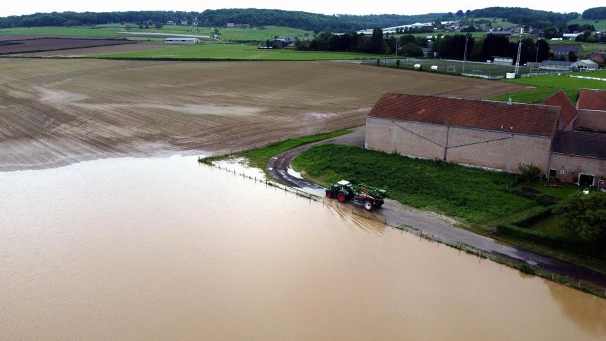Overstromingen in Voeren in mei van dit jaar.