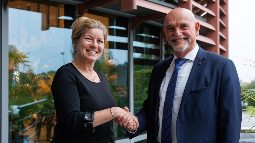 Gracienne Geenens neemt het voorzitterschap van Fedagrim over van Johan Colpaert.