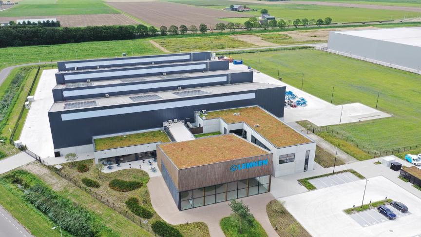 Het nieuwe Competence Center Crop Care van Lemken is gerealiseerd in het Nederlandse Dinteloord.