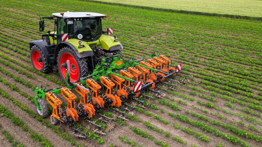Amazone trekt vanaf nu voor al haar producten de   kleurcombinatie groen-oranje door.