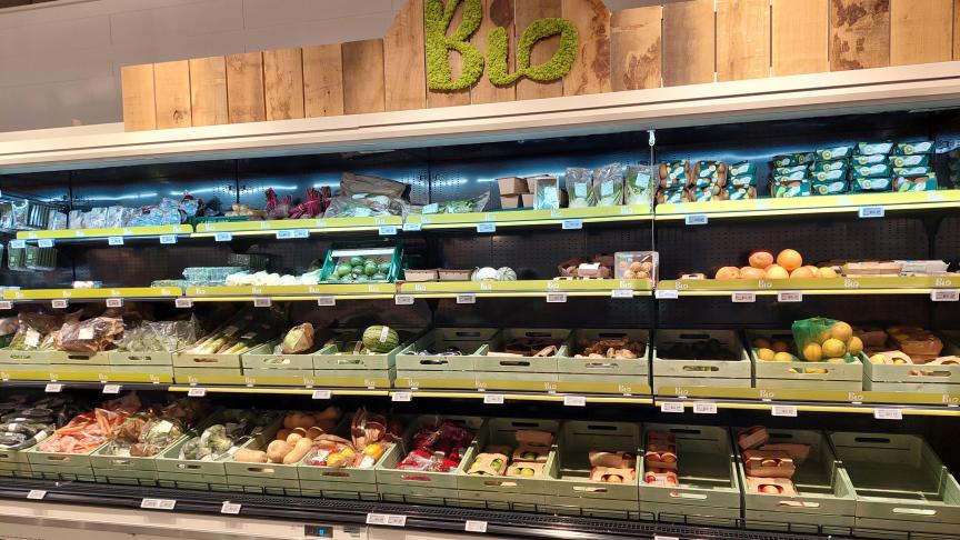Het marktaandeel voor bio in Vlaanderen steeg vorig jaar en het aantal kopers van bio bleef gelijk.