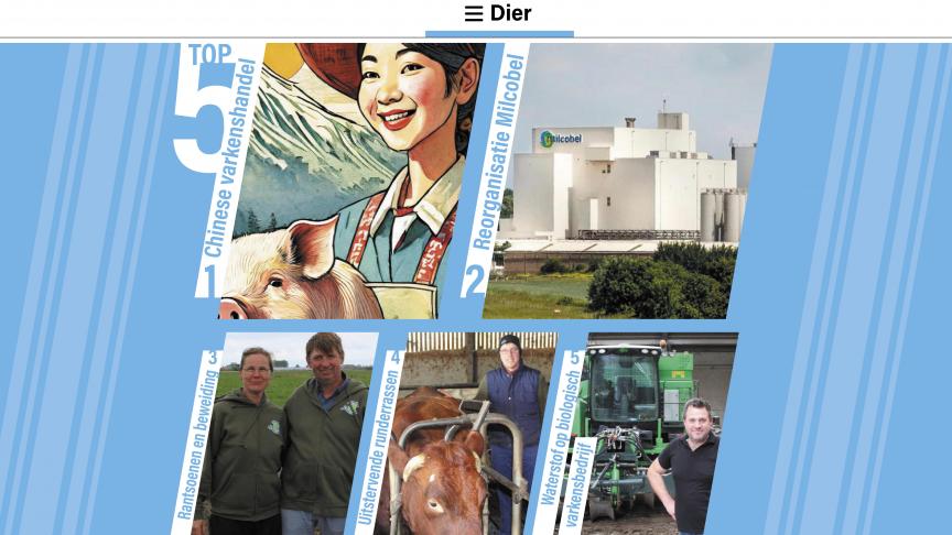Ontdek de meest gelezen artikelen van het voorbije jaar van de katern Dier in Landbouwleven.