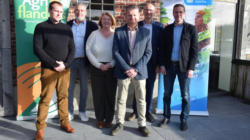 Het team van AgriBevents en hoofdsponsor KBC kijken uit naar een mooie editie van Agriflanders.