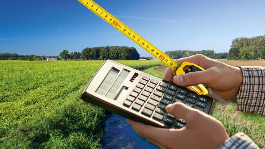 Als landbouwer neem je maar beter ook een rekenmachine en meter ter hand.