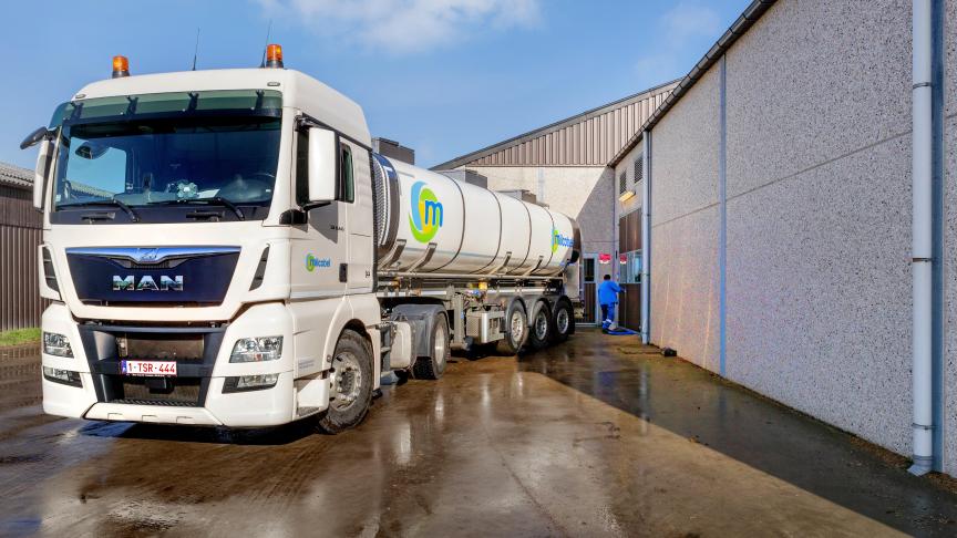 De melkpris van Milcobel zakt in februari met 1,5 euro/100 l tegenover de voorgaande maand.
