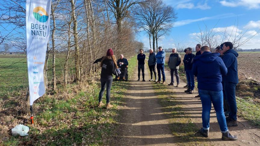 Vlaams minister van Omgeving en Landbouw Jo Brouns bracht op 27 februari een werkbezoek aan het landbouwgebied Siberië te Peer.