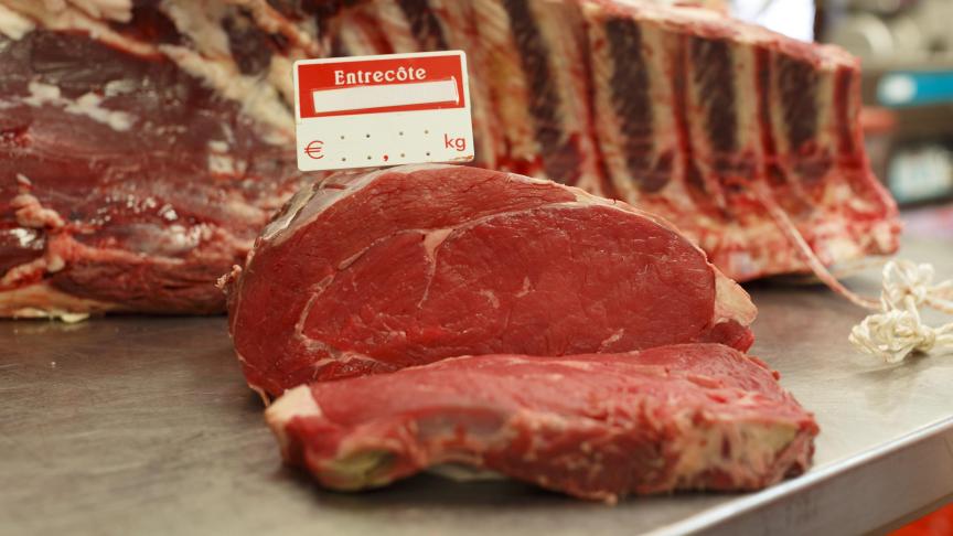 Entrecote is volgens cijfers van Testaankoop 23% duurder dan vorig jaar.