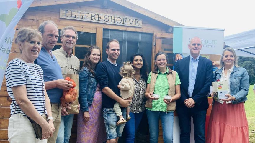 Tijdens een persmoment op het gastbedrijf Illekeshoeve in Westerlo werden de resultaten van het project voorgesteld.