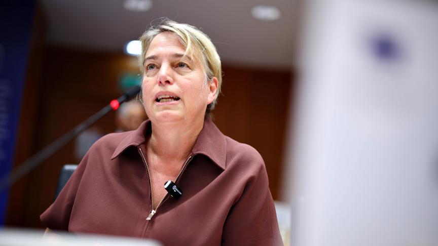 Joke Schauvliege: Vandaag is het vaak moeilijk door Europese aanbestedingsregels om vraag en aanbod te laten samenkomen in korteketeninitiatieven.