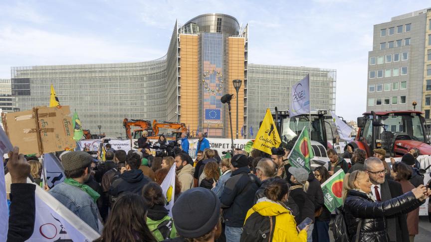 Op woensdag 16 juli willen een 200-tal landbouwers in Brussel betogen naar aanleiding van de voorstellen van de Europese Commissie voor het meerjarig financieel kader (MFK) 2028-2034.