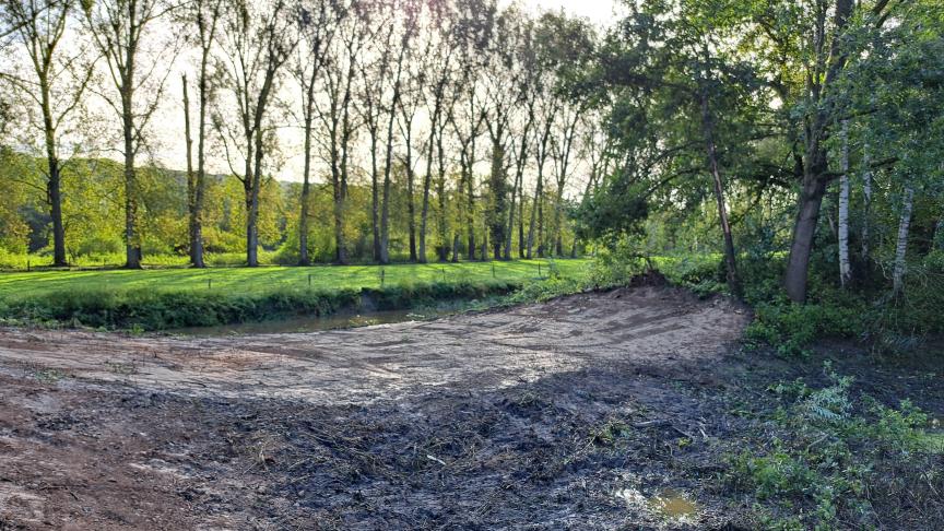 Oude visvijvers werden getransformeerd tot natuurlijke waterberging.