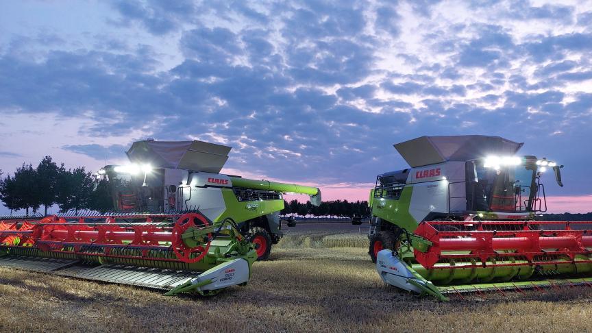 Zowel de Lexion (l) als Trion (r) maaidorserreeks kent vernieuwingen voor modeljaar 2026.