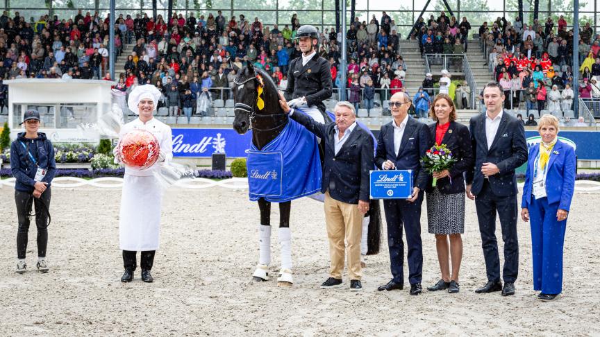 Justin Verboomen en Zonik Plus zetten België op de dressuurkaart in Aachen.