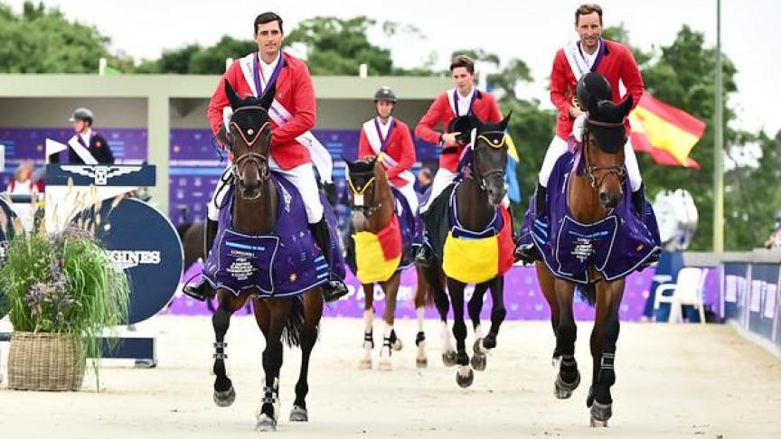 Onze jumpingruiters veroverden goud op het Europees kampioenschap in A Coruña (Spanje).
