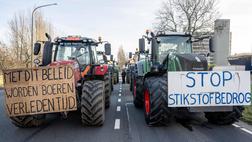 Landbouwers en hun beroepsorganisaties maakten begin vorig jaar al duidelijk hoe ze denken over het Stikstofdecreet.