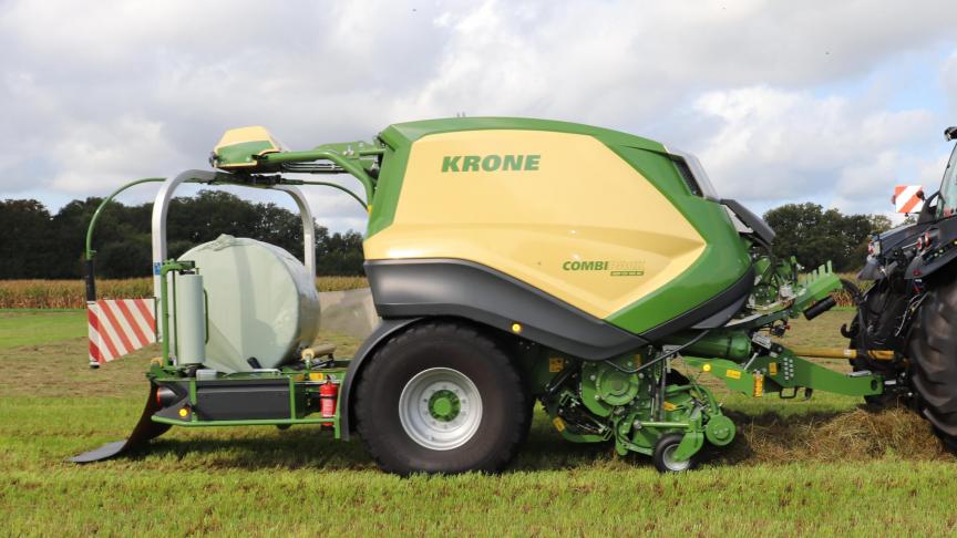 De nieuwe Krone HD-rondebalenpers heeft een ander werkingsconcept.