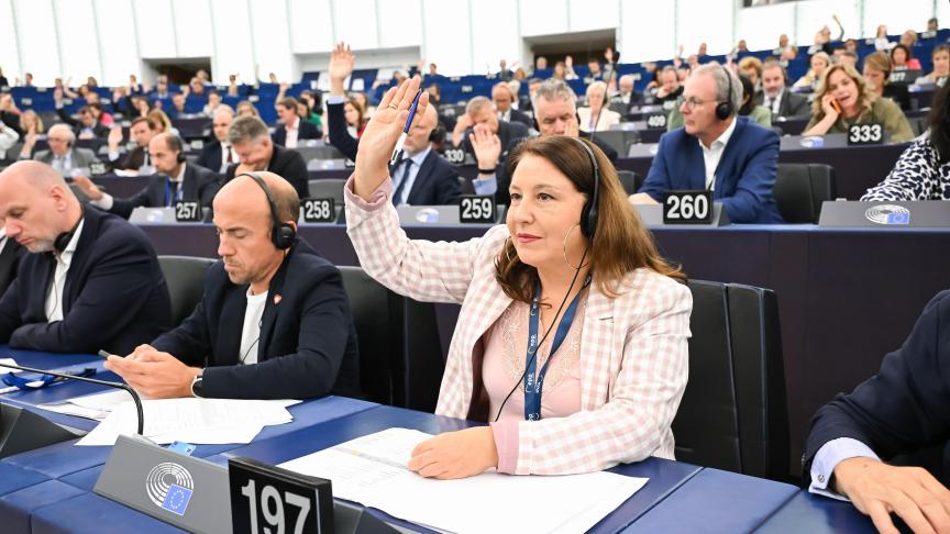 De Spaanse rapporteur Carmen Crespo Dìaz stelt dat het Europees Parlement niet achter bezuinigingen op het GLB kan staan.