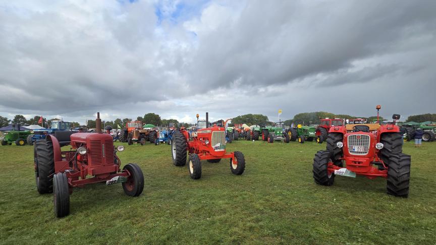 V.l.n.r. David Brown 50 D, Allis Chalmers D 19 en Güldner G 75.