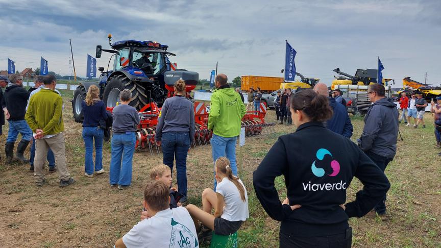 Het was een geslaagde demo met (direct-) zaaimachines op de Werktuigendagen.