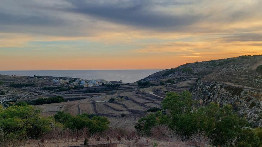 De zeer kenmerkende terrasstructuur van vandaag op het eiland Gozo is het resultaat van eeuwenlange landbouwexploitatie.