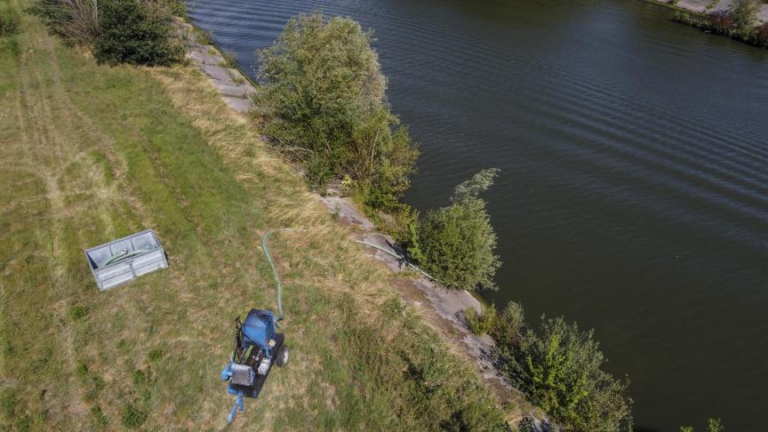 De aanhoudende droogte in de lente- en zomerperiode zorgde dat het tijdelijk oppompverbod nodig was.