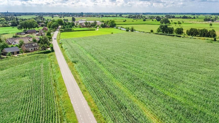 Het Nederlandse landschap verandert door de evolutie in de land- en tuinbouw.