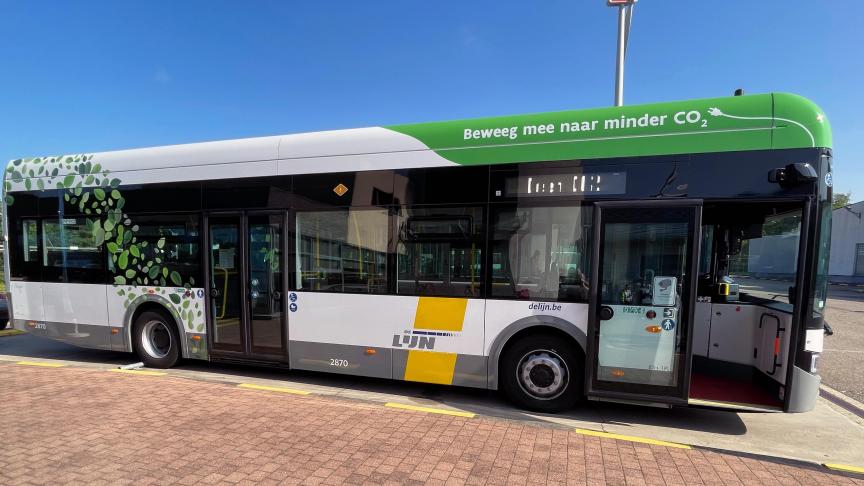 Er rijden minder elektrische bussen rond op het platteland dan in de steden.