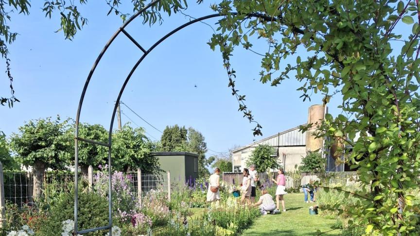Dankzij VLIF-steun groeide bijvoorbeeld de zelfpluktuin in Ruddervoorde.