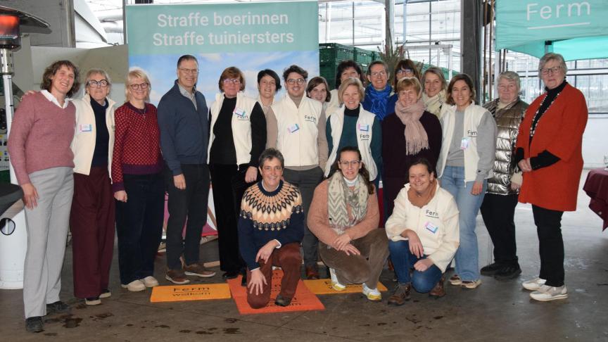 Boerinnen en tuiniersters uit alle windstreken zakten af naar de kick-off van het Jaar van de Boerin.
