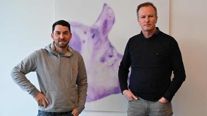 “Ook de KI-stations moeten rekening houden met die krimpende afzetmarkt”, zeggen Jan Vandaele (rechts) en Cedric Lefebvre (links).