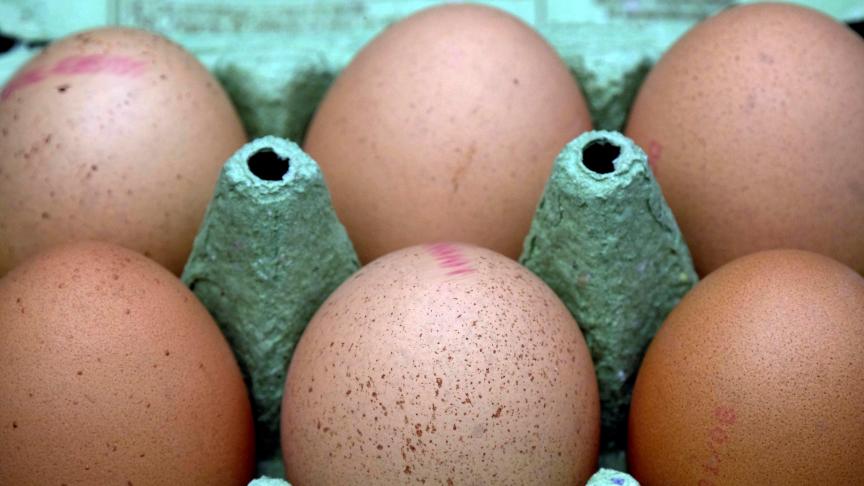 Richting Pasen worden eieren traditioneel duurder.