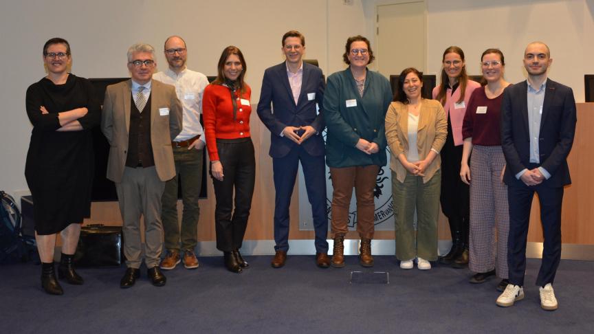 Enkele vertegenwoordigers van de intussen al 105 organisaties die de ‘position paper’ ondertekenden.